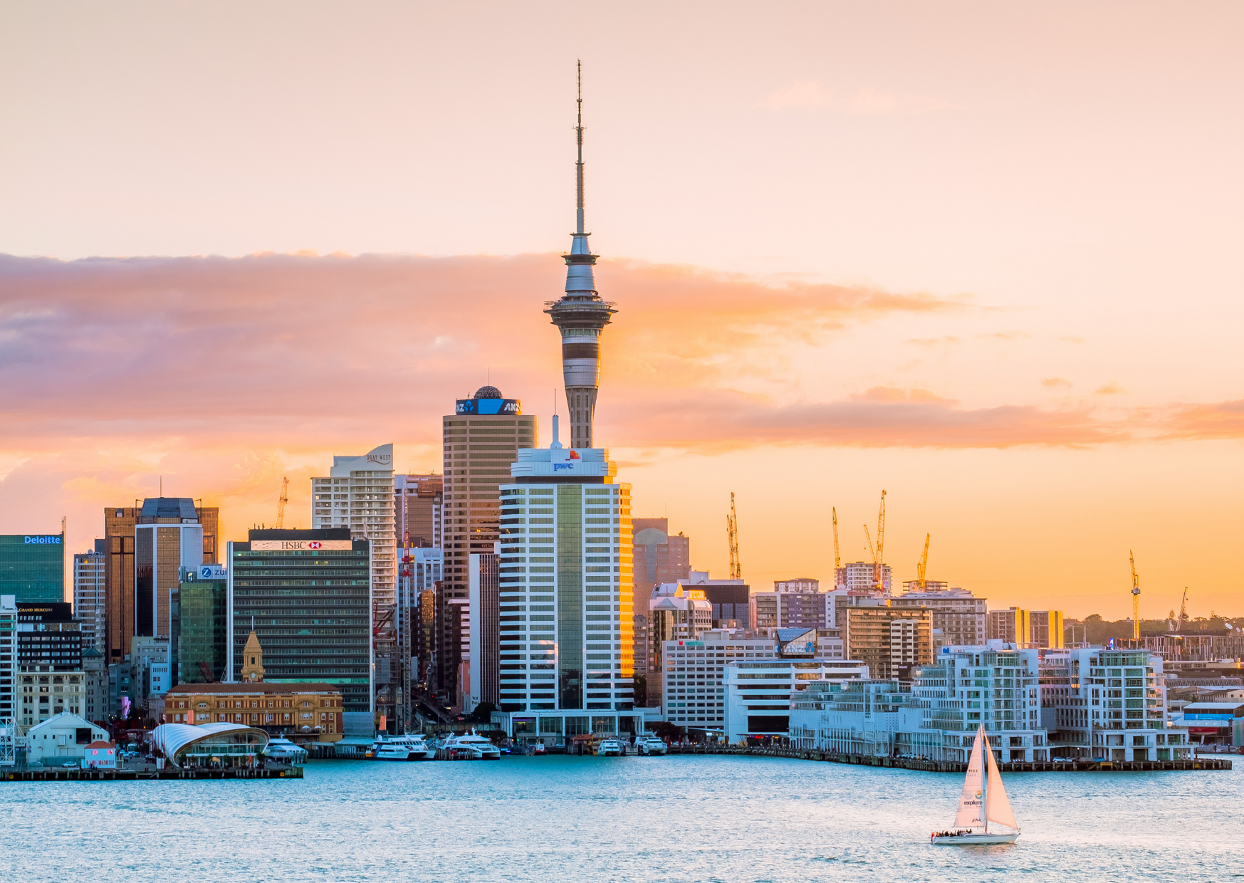 International city skyline